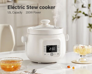 หม้อหุงข้าวไฟฟ้า1.5L ได้รับการแต่งตั้งแบบอัจฉริยะหม้อเซรามิกใช้งานได้หลากหลายหม้อต้มโจ๊กไฟฟ้า - Product Image 2