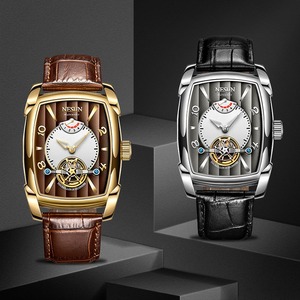 NESUN 9039 ragazzi cinesi fantasioso <span class=keywords><strong>orologio</strong></span> meccanico Business vera pelle cinturino acqua resistere Tourbillon ingranaggio <span class=keywords><strong>orologio</strong></span> automatico a mano - Product Image 6