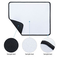 AY Extra Large Tapis de souris de jeu carré blanc de taille personnalisée Repose-poignet en caoutchouc imprimé par sublimation Cadeaux chauffants en stock