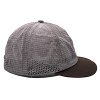 Casquette de sport légère et non structurée en nylon Ripstop à séchage rapide, 6 panneaux, ventilée au laser, pour la course à pied et le baseball – Vente en gros