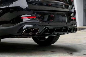 Pare-chocs de voiture GLC SUV pour <span class=keywords><strong>Mercedes</strong></span> Benz Classe GLC 2020+ - Kit carrosserie GLC63 AMG - Pare-chocs avant et arrière - Diffuseur de voiture - Grille GLC - Tuyau d'échappement - Product Image 6