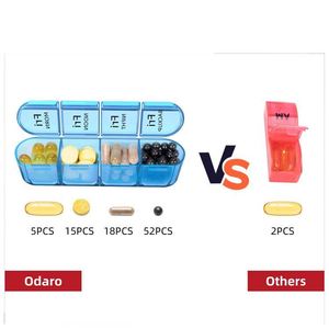 Organizador Semanal Libre de BPA, Estuche Portátil para Pastillas 4 Veces al Día, Caja de Almacenamiento de Medicamentos Mensual - Product Image 2