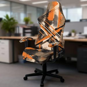 Gaming <b>Chairs</b> Computer Ergonomic Game <b>Chair</b> Backrest Seat Height Adjustable Swivel <b>Task</b> <b>Chair</b> with Headrest and Lumbar Support - Product Image 1