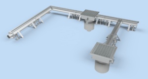 Canal de vidange extérieur en acier inoxydable, 20 m, rainure fendue, industriel - Product Image 4