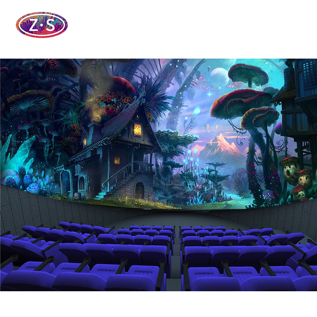 Custom 360 Degree Screen Immersive Dome Projection Cinema Theater Projection