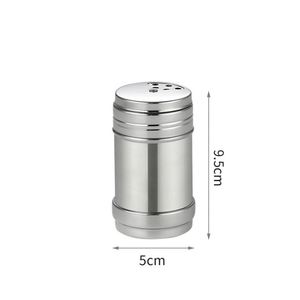 Custom Wholesales Multi Function Cooking <b>Bbq</b> Pepper Salt Jar Rotating <b>Lids</b> Design Dispenser Stainless Steel Spice Shaker - Product Image 3