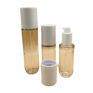 Factory direct sales thick wall transparent essence bottle beauty lotion essence lotion skin care storage bottle