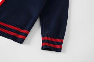 Uniforme <span class=keywords><strong>scolaire</strong></span> classique à rayures, cardigan, pull <span class=keywords><strong>scolaire</strong></span>, uniformes pour enfants, fabrication sur mesure en Chine - Product Image 5