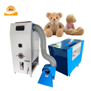 Plush Toy Polyester Teddy Bear Pillow Stuff Machine Soft Bolster Polyester Fiber Fill Filling Stuffing Machine For Sale