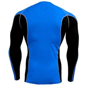 T-shirt de compression sportif à manches longues pour homme et garçon, col rond, léger, à séchage rapide, en Spandex/Polyester - Product Image 6