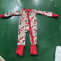 Pyjama unisexe pour bébé en bambou tricoté, imprimé citrouille d'Halloween tendance, avec fermeture éclair bidirectionnelle, manches longues, pliable pour les mains et les pieds, collection printemps