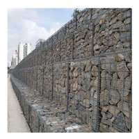 Muro de Contención de Gaviones Galvanizados a Precio de Fábrica, Jaula de Piedra de Gaviones Soldada en Venta