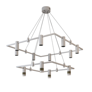 High Quality Copper Track <b>Light</b> Height Adjustable Customizable Multi-head 24 V LED White Indoor Lighting for Villa Living Room - Product Image 3