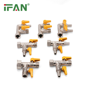 1/2 ''t <span class=keywords><strong>f</strong></span> hình dạng khí bóng van FM chủ đề Vàng xử lý khí van IFAN ASTM D2513 nóng bán Brass gas van - Product Image 2