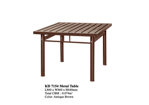 Vente d'Usine Mobilier de Jardin Moderne pour Patio Extérieur KD-7154 Table en Métal Ensemble de Chaises Quatre Chaises Une Table pour Salon Cour - Product Image 3