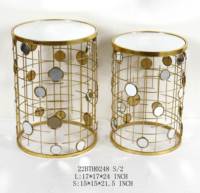 Grand miroir national personnalisé 2023 vente en gros d'usine ensemble de table basse luxe moderne