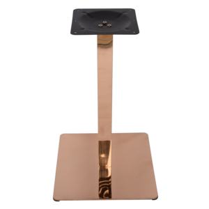 Modern Luxury Stainless Steel Rose Gold Chrome-Plated Commercial Restaurant Dining <b>Table</b> Base for <b>Kitchen</b> Mall & Hotel Use - Product Image 2