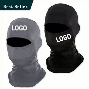 Balaclava en polyester pour moto, masque de ski personnalisé avec logo, sports d'hiver en plein air, casquette unisexe - Product Image 1