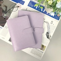 Carpeta de Cuero PU A5 A6, Libreta de Presupuesto, Sobres de PVC Suaves para Efectivo y Hojas de Control de Gastos para la Gestión del Presupuesto