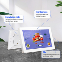 Moniteur à écran tactile Android OEM 10 pouces RK3188 RK3288 RK3568 RK3566 pour ascenseur salle de réunion graphique centre commercial