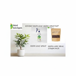 Kit de pulvérisation d'huile de neem prêt à l'emploi avec de l'engrais pour gâteau de neem pour les plantes et le jardin à la maison de marque Enviro au coût le plus bas - Product Image 1