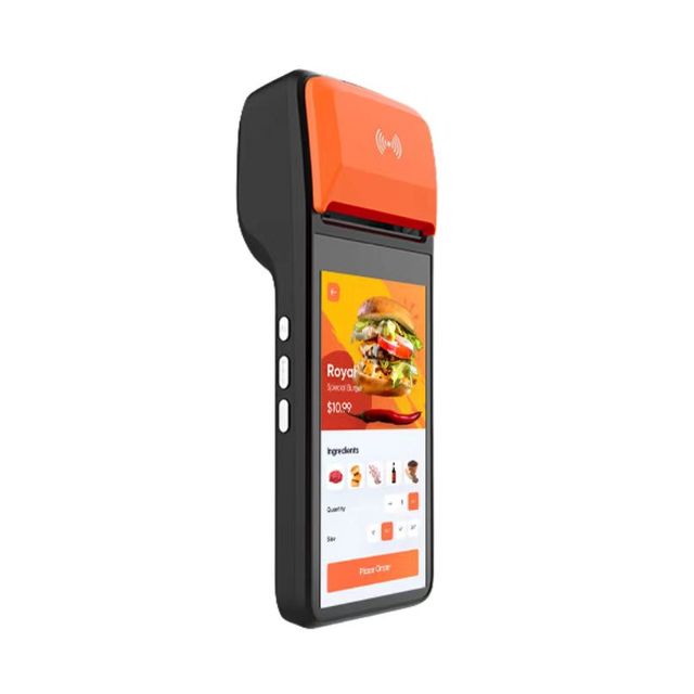 H5 Ticket Seller Pos Terminal for Bus Support Multiple Languages Handheld Pos Mobile Touch Android Payment Pos Ticket Printer