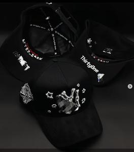 Casquettes de baseball personnalisées à 5 panneaux Barbas Hats B Star avec visière incurvée, broderie PLATINUM SNOWFLAKE, El Beard Hats - Product Image 2