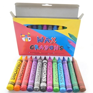 สีเทียนเนื้อเนียนคุณภาพสูง 12 สี ปลอดสารพิษ พกพาสะดวก สำหรับนักเรียน ราคาโรงงาน โปรโมชั่นพิเศษ - Product Image 2
