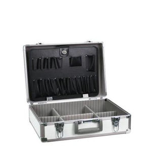 Attractive Aluminum Brief case with Pocket in the Lid/professional Aluminum Hard Portable <strong>Briefcase</strong> Tool <strong>Storage</strong> <strong>Box</strong> - Product Image 4