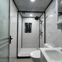 Maison conteneur modulaire de luxe extensible en acier préfabriqué, insonorisée, avec panneaux sandwich résistants pour usage résidentiel ou bureautique