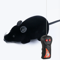 Jouet électrique amusant pour chat, souris simulée télécommandée sans fil, protection de l'environnement, dessin animé moderne