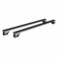 Barres de toit de voiture légères en aluminium aéronautique - Barres transversales universelles réglables pour le camping et les voyages, porte-bagages sécurisé antivol
