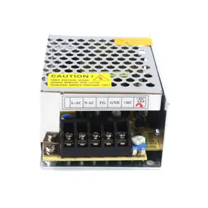 Ventas globales SMPS AC 100-240V DC 3a 12V potencia constante ajustable 36w convertidor 12V 24V fuente de alimentación conmutada 36W para impresora