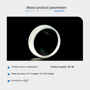 عدسات زجاجية بصرية مخصصة عالية الدقة أداء ممتاز لنقل الضوء مع عدسة متقاطعة موشور - Product Image 3