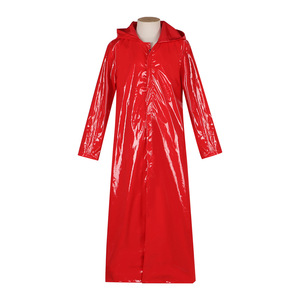 Disfraz de Halloween de Star's Edge Fear Street, Impermeable Rojo de Vinilo - Product Image 5