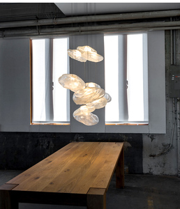 Lampadario Moderno in Vetro Artistico AB per Interni, Design Unico e Combinabile Liberamente, per Casa e Hotel - Product Image 6