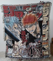 Manta de Uso Doméstico, Tapiz de Anime, Tela Tejida, Manta Jacquard, Manta de Anime Personalizada