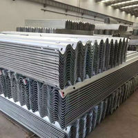 Valla de seguridad para carreteras, poste metálico galvanizado, viga de tráfico Q235 S235jr Q355b, valla de seguridad anticolisión