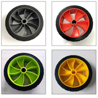 YONK 10 \ "roues de plage en mousse PU solide pneus en plastique pour chariot de Kayak chariot/chariot/chariot