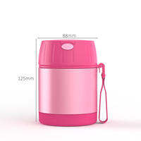 AOHEA Thermo pour aliments chauds pour enfants-Thermo à soupe avec cuillère pliante-Pot à nourriture isolé pour aliments chauds et froids pour l'école, le bureau et le pique-nique