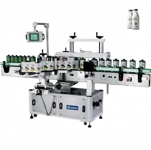 High Precision Automatic Self-Adhesive Label Positioning Equipment for Beverage Plastic Glass Bottles Bottle Labeling Machine