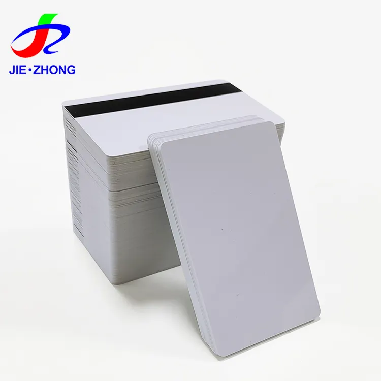 High Quality Printable Credit Card Size PVC Plastic ID White Blank Card With Magnetic Stripe