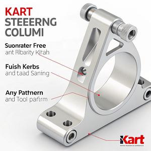 Support de protection de chaîne en aluminium usiné CNC pour karting, pièce structurelle de sécurité pour la course, usinage cinq axes - Product Image 1