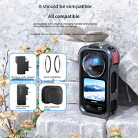 Cage en alliage d'aluminium pour accessoires Insta360 X6, support pour Insta360 X6
