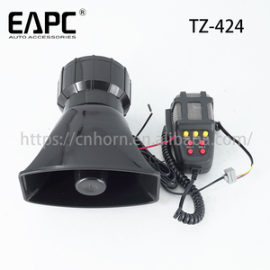 Sirena per auto corno 12V bocca quadrata altoparlante di avvertimento vocale multiplo per allarme moto - Product Image 2