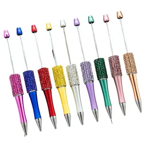 BSBH Factory Direct Mix Colorful Beadable Ballpoint Stylus Pens With Logo
