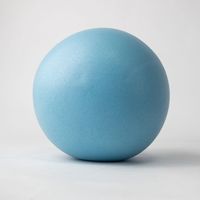 Bosuing bola keseimbangan setengah lingkaran, peralatan Yoga Pilates kebugaran rumah tebal Anti licin tahan lama