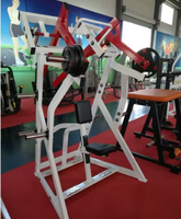 Appareil de musculation pour club, équipement de force en acier avec plaques de poids optionnelles, Iso-lateral D.Y. Rangée