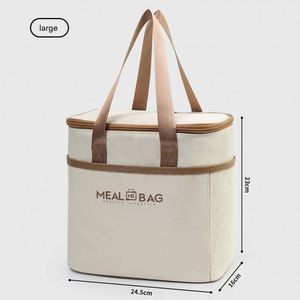 Contenants isothermes et imperméables en aluminium pour repas d'étudiants personnalisés, sacs à lunch épais pour transporter les repas - Product Image 4