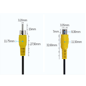 Mevcut özelleştirmek <span class=keywords><strong>RCA</strong></span> erkek kadın araba ses kablosu AUX AV uzatma kablosu - Product Image 5